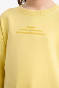 DeFacto Relax Fit Printed Sweatshirt Girls' - Image 3