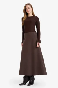 DeFacto A Cut Thessaloniki Material Skirt - Image 2