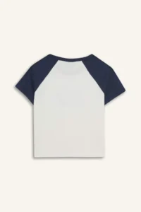 DeFacto NBA Wordmark Fitted Crew Neck Ribbed Short Sleeve T-Shirt Girls - Image 5