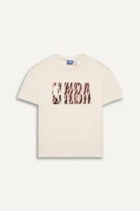 DeFacto NBA Wordmark Oversize Wide Fit Crew Neck Short Sleeve T-Shirt Girls