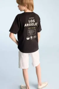 DeFacto Boys' Short Sleeve T-Shirt E0099A8/BK81