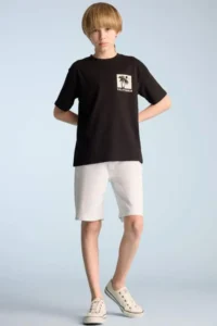 DeFacto Boys' Short Sleeve T-Shirt E0099A8/BK81 - Image 2