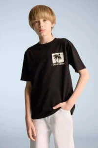DeFacto Boys' Short Sleeve T-Shirt E0099A8/BK81 - Image 3
