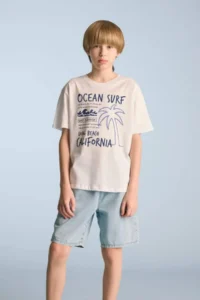 DeFacto Boys' Short Sleeve T-Shirt E6315A8/WT34