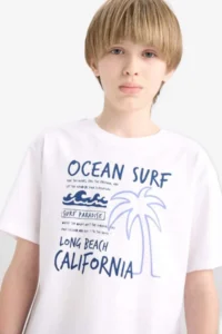 DeFacto Boys' Short Sleeve T-Shirt E6315A8/WT34 - Image 2