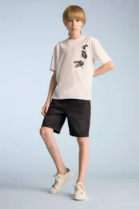 DeFacto Crew Neck Printed Short Sleeve T-Shirt Boy - Image 2