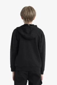 DeFacto Black Boys' Sweatshirt E9575A8/BK81 - Image 8