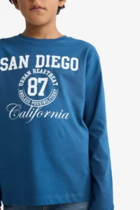 DeFacto Crew Neck Printed Long Sleeve T-Shirt Boy - Image 5