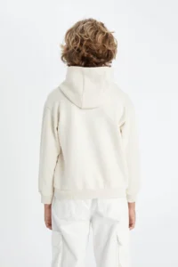 DeFacto Ecru Boys' Sweatshirt C9824A8/ER103 - Image 5
