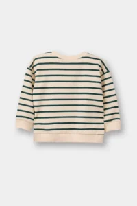 DeFacto Crew Neck Striped Sand Baby Boy Sweatshirt E0280A5/BG319 - Image 3