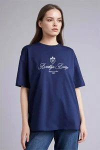 DeFacto Oversize Crew Neck Printed Short Sleeve T-Shirt - Image 3
