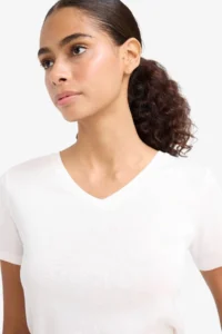 DeFacto 100% Cotton Slim Fit Basic Ribbed T-Shirt - Image 4