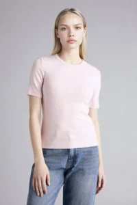 DeFacto slim Fit Basic Ribbed Camisole T-Shirt - Image 3
