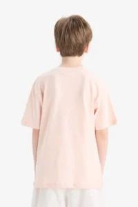 DeFacto Crew Neck Printed Short Sleeve T-Shirt Boy - Image 6