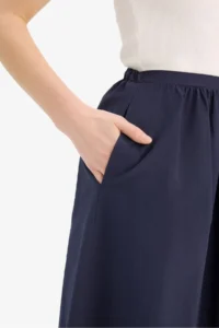DeFacto A-Line Normal Waist Half Lining Poplin Midi Skirt 25SP - Image 6