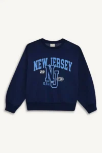 DeFacto Relax Fit Crew Neck Printed Sweatshirt Girls - Image 7