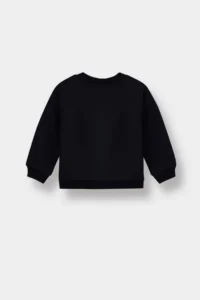 DeFacto Baby Girl Crew Neck Printed Soft Lined Sweatshirt - Image 3