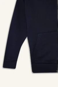 DeFacto Basic Plain Hooded Zippered Sweatshirt Boy - Image 8