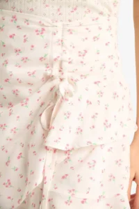 DeFacto Patterned Normal Waist tied up Midi Skirt - Image 7