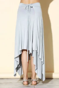 Quincey Wrapped Lycra Viscose Flowy wrap Skirt - Image 3