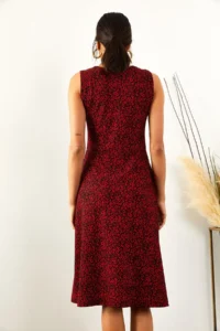 Olalook Women Rejection with pocket  flared Dress - Image 5
