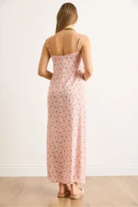 Olalook Women's Powder Strap Adjustable Maxi Viscose Dress - Image 7