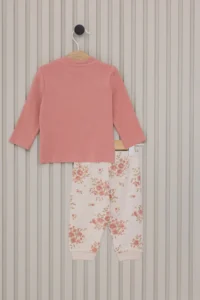 US Polo Assn. Licensed  Flower USPA Baby Girl 2 Sets Bottom Top Set - Image 4