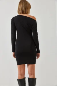 Bianco Lucci Women Boat Neck Dress 390 - Image 4