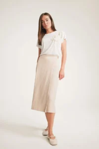 DeFacto Regular Fit Basic Plain Midi Skirt - Image 2
