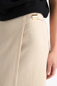DeFacto Regular Fit Basic Plain Midi Skirt - Image 8