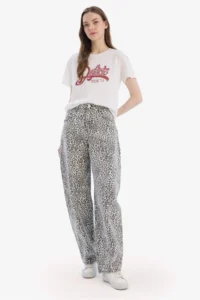 DeFacto 100% Cotton Regular Fit Printed T-Shirt - Image 2