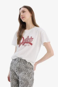DeFacto 100% Cotton Regular Fit Printed T-Shirt - Image 4