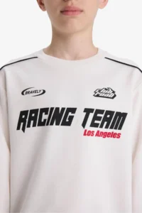 DeFacto Crew Neck Printed Sweatshirt Boy - Image 8