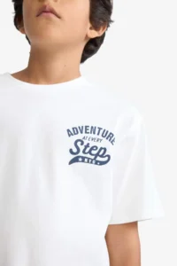DeFacto Crew Neck Printed Short Sleeve T-Shirt Boy - Image 5