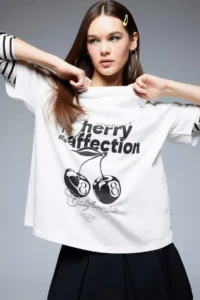 DeFacto Cool Oversize Wide Fit Crew Neck Printed Short Sleeve T-Shirt - Image 4