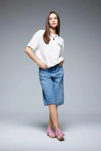 DeFacto Cool Oversize Wide Fit Crew Neck Back Printed Short Sleeve T-Shirt - Image 2