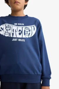 DeFacto Crew Neck Printed Sweatshirt Boy - Image 5