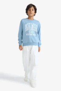 DeFacto Crew Neck Printed Sweatshirt Boy - Image 2