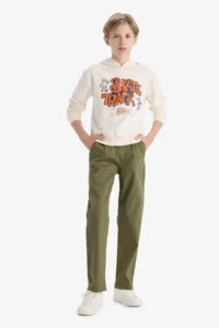 DeFacto Hooded Printed Sweatshirt Boy - Image 2