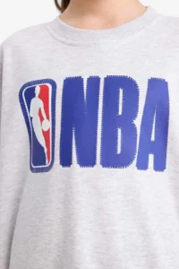 DeFacto NBA Oversize Wide Fit Crew Neck Sweatshirt Girls - Image 4