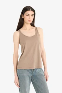 DeFacto Regular Fit Basic Straight Round Neck Undershirt - Image 4