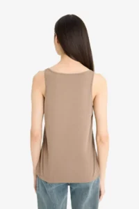 DeFacto Regular Fit Basic Straight Round Neck Undershirt - Image 6