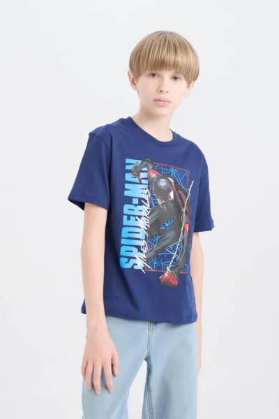 DeFacto Superman Crew Neck Short Sleeve T-Shirt Boy
