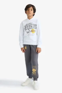 DeFacto NBA Los Angeles Lakers Hooded Sweatshirt Boys - Image 2