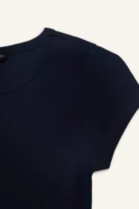 DeFacto Cool Fitted Basic Plain Rib Short Sleeve T-Shirt - Image 7