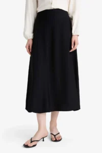 DeFacto A Cut Midi Skirt - Image 4