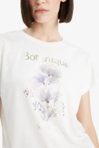 DeFacto Crew Neck Floral Printed Short Sleeve T-Shirt - Image 5
