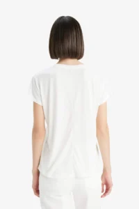 DeFacto Crew Neck Floral Printed Short Sleeve T-Shirt - Image 6