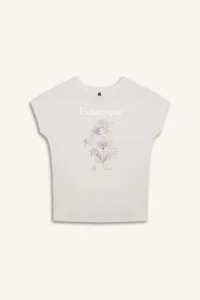DeFacto Crew Neck Floral Printed Short Sleeve T-Shirt - Image 7