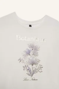DeFacto Crew Neck Floral Printed Short Sleeve T-Shirt - Image 8